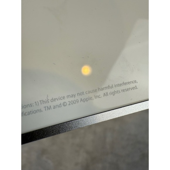 Apple Wireless Keyboard A1314 Bluetooth Silver Aluminum White Keys MC184LL/B - Picture 6 of 6